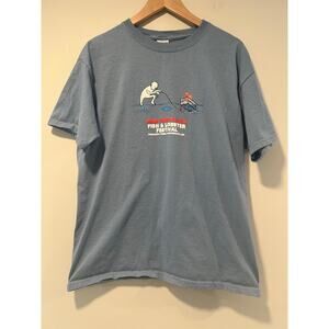 Men's T-Shirt NH Fish & Lobster Festival Prescott Park Portsmouth, NH Large JL